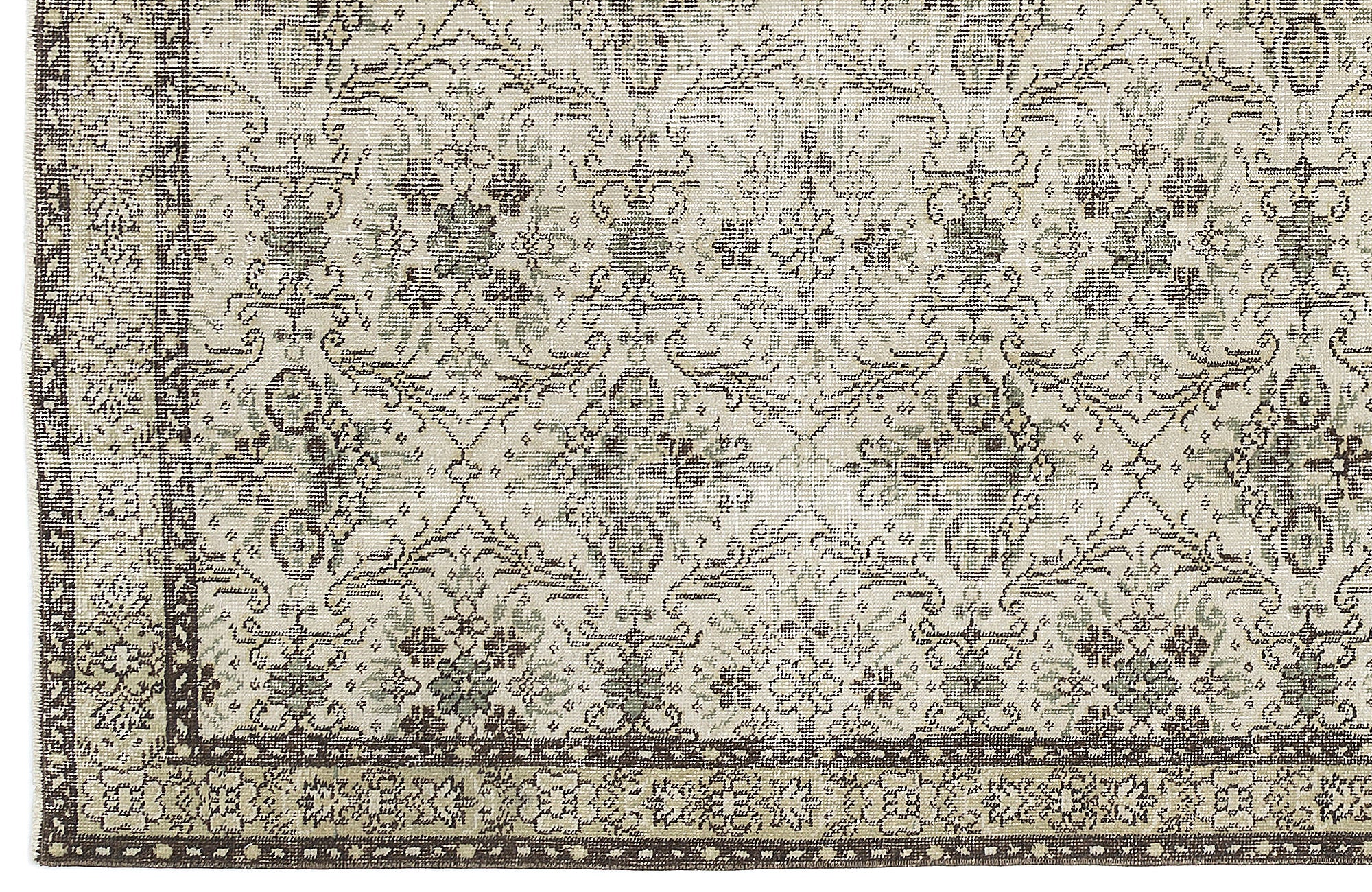 Naturel Over Dyed Vintage Rug 4'9'' x 8'0'' ft 144 x 245 cm