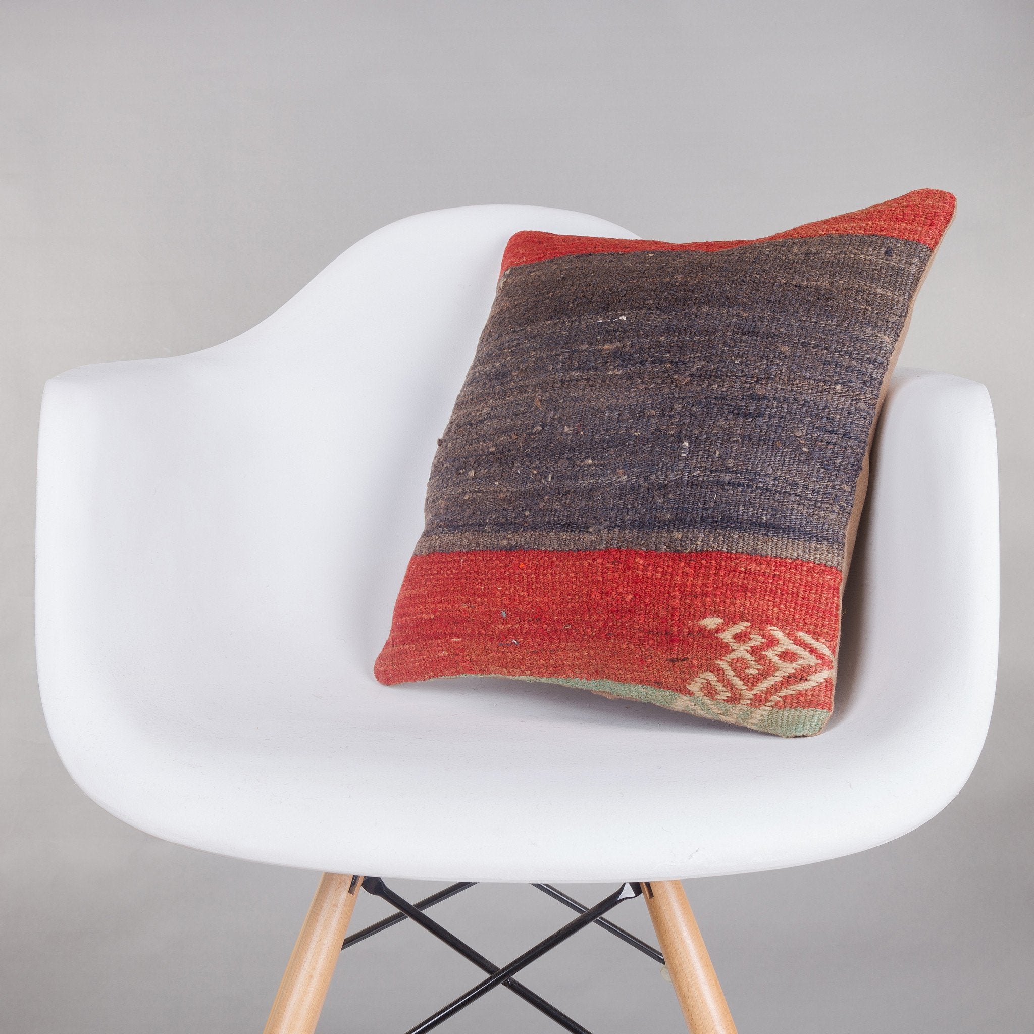 Striped Multi Color Kilim Pillow Cover 16x16 5388 - kilimpillowstore
- 1