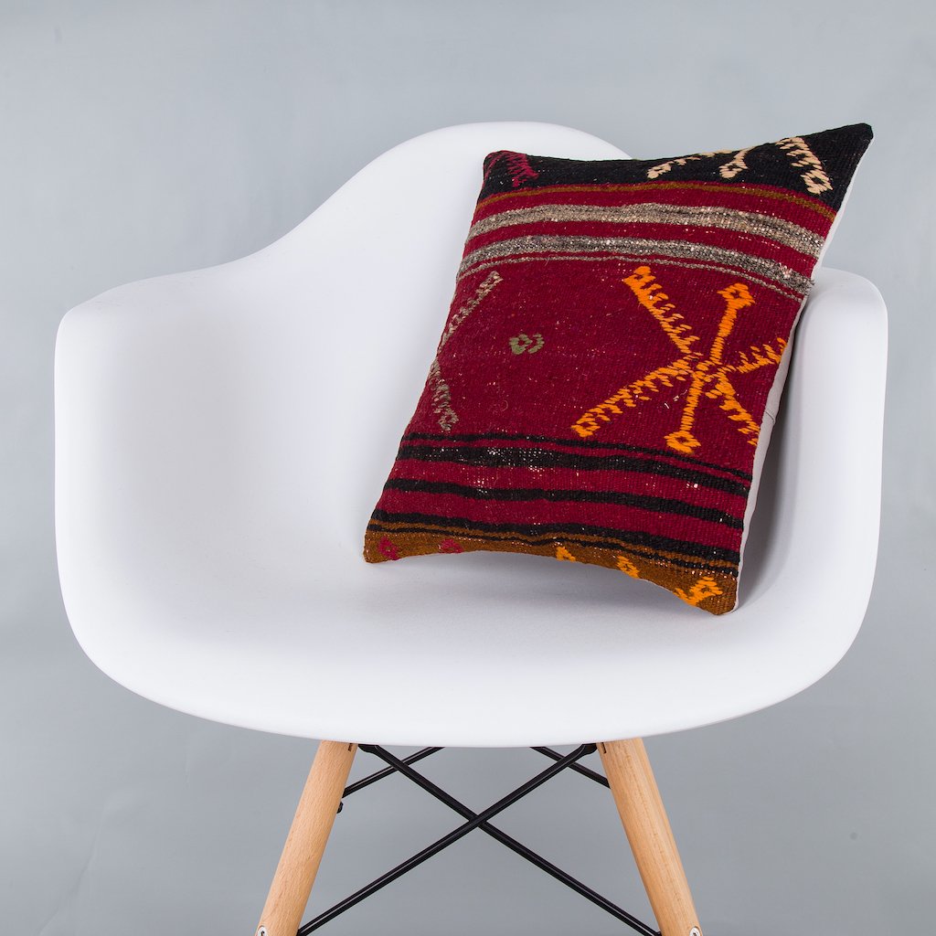 Striped_Multiple Color_Kilim Pillow Cover_16x16_Z1000_7636