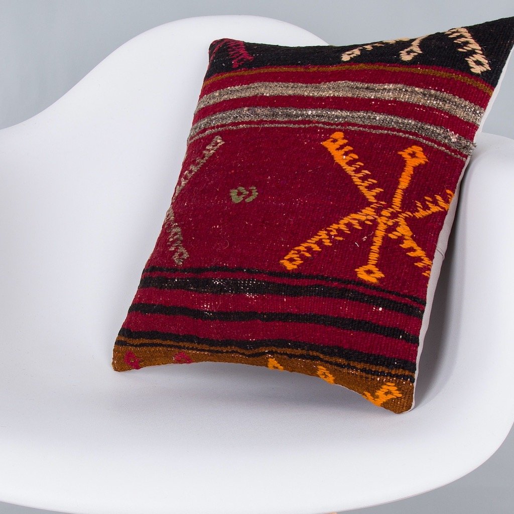Striped_Multiple Color_Kilim Pillow Cover_16x16_Z1000_7636