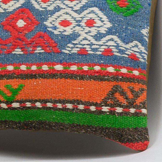 Anatolian Multi Color Kilim Pillow Cover 16x16 3644 - kilimpillowstore
- 3