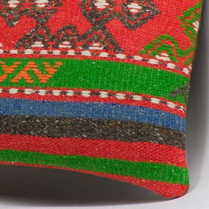 Anatolian Multi Color Kilim Pillow Cover 16x16 3646 - kilimpillowstore
- 3