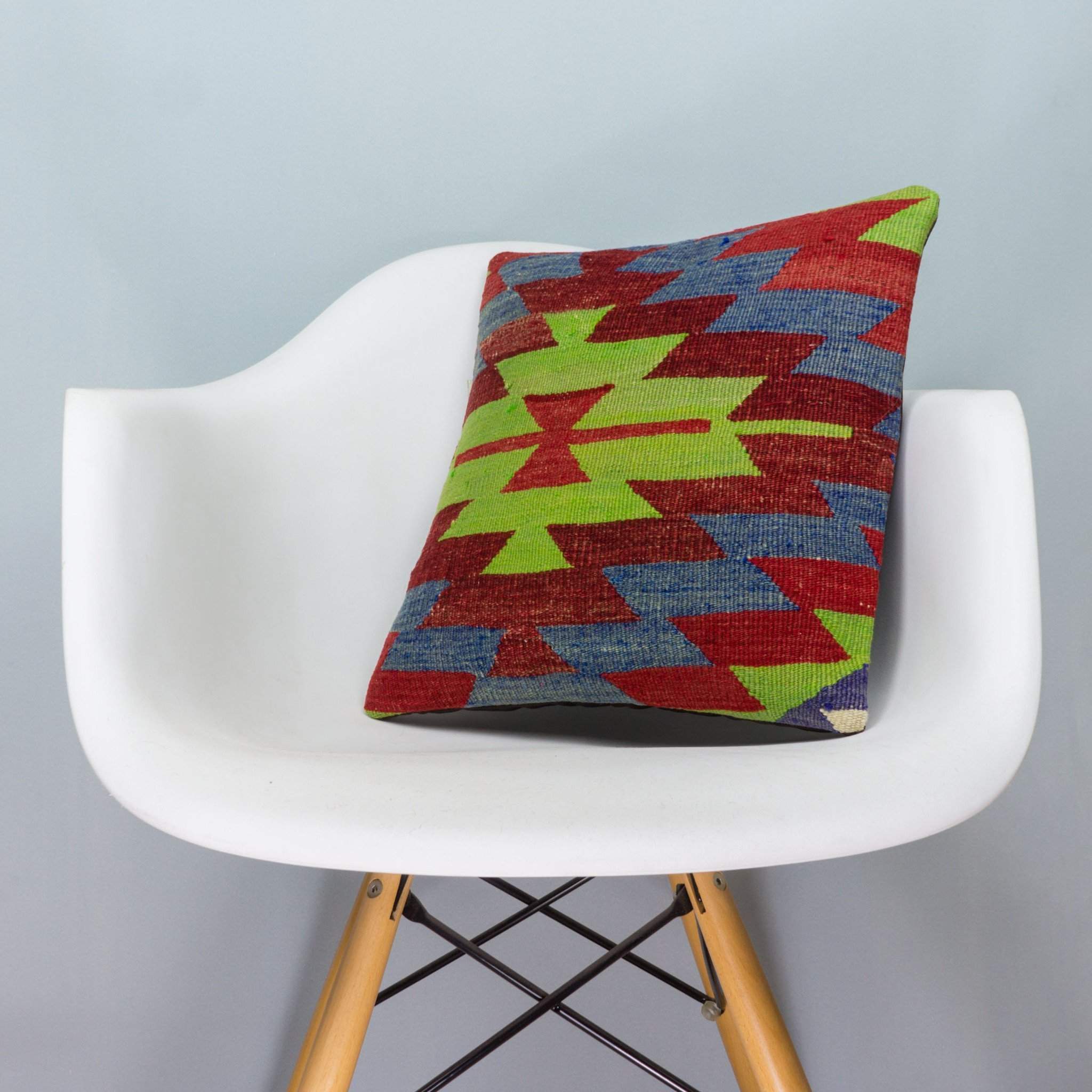Chevron Multi Color Kilim Pillow Cover 16x16 3966 - kilimpillowstore
- 1