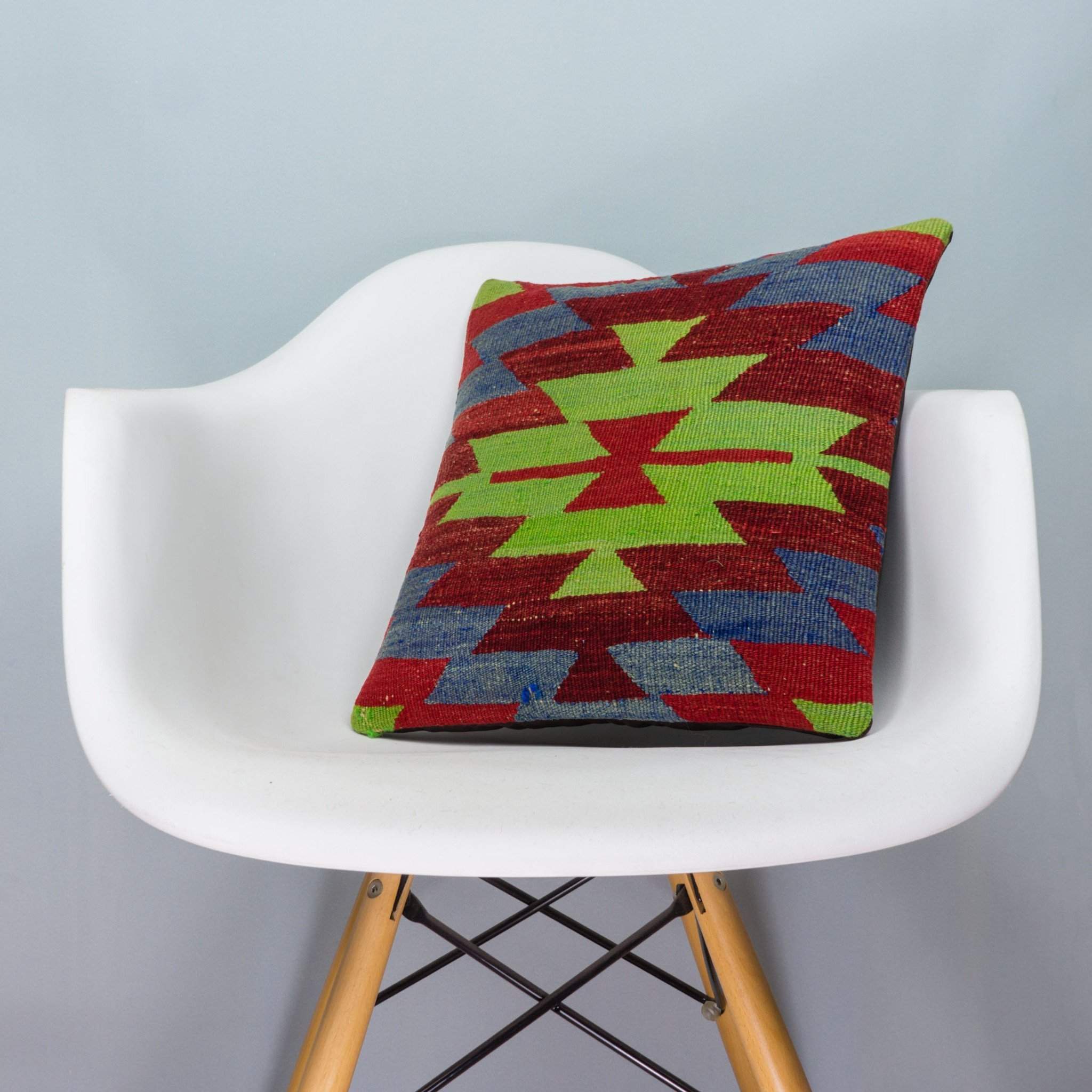 Chevron Multi Color Kilim Pillow Cover 16x16 3972 - kilimpillowstore
- 1