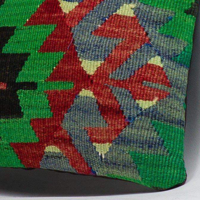 Chevron Multi Color Kilim Pillow Cover 16x16 3978 - kilimpillowstore
- 3