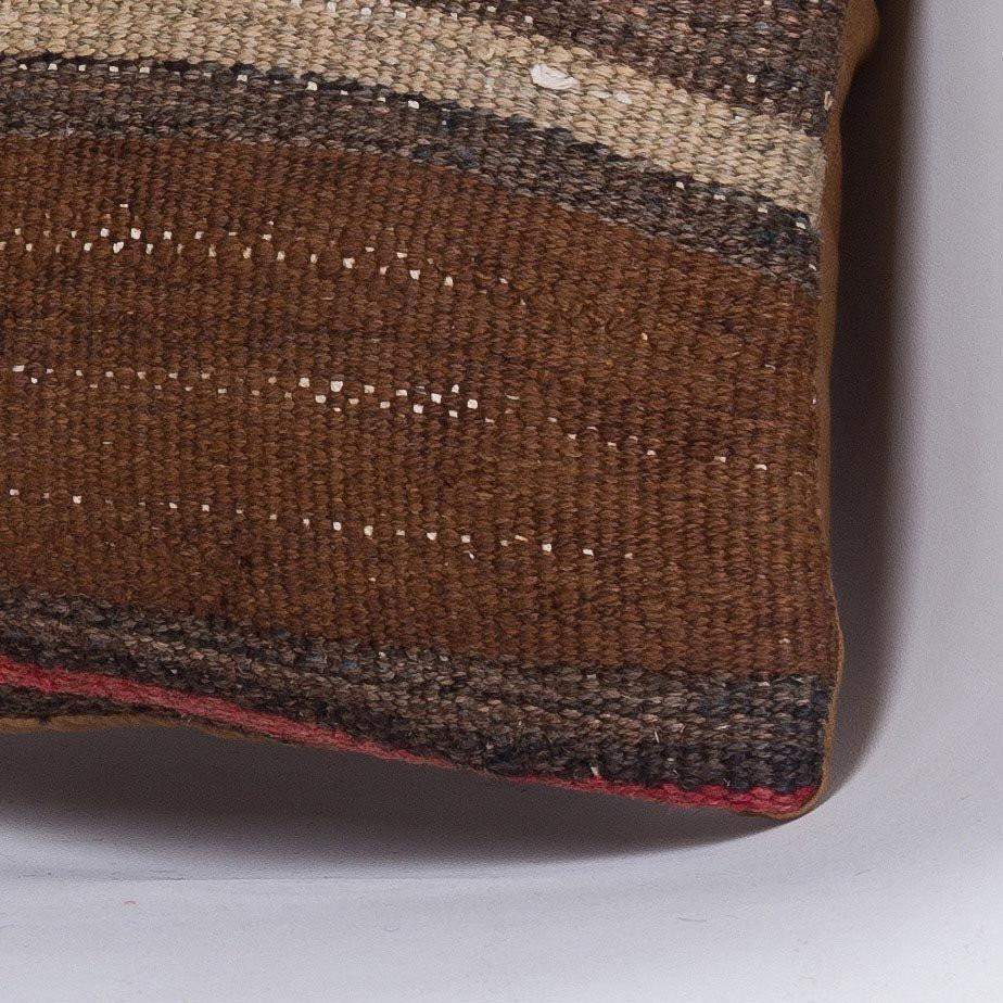 Geometric Brown Kilim Pillow Cover 16x16 4646 - kilimpillowstore
- 3