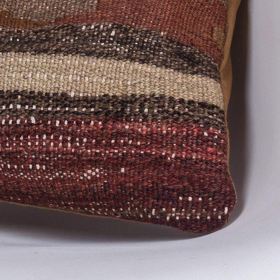 Geometric Brown Kilim Pillow Cover 16x16 4647 - kilimpillowstore
- 3