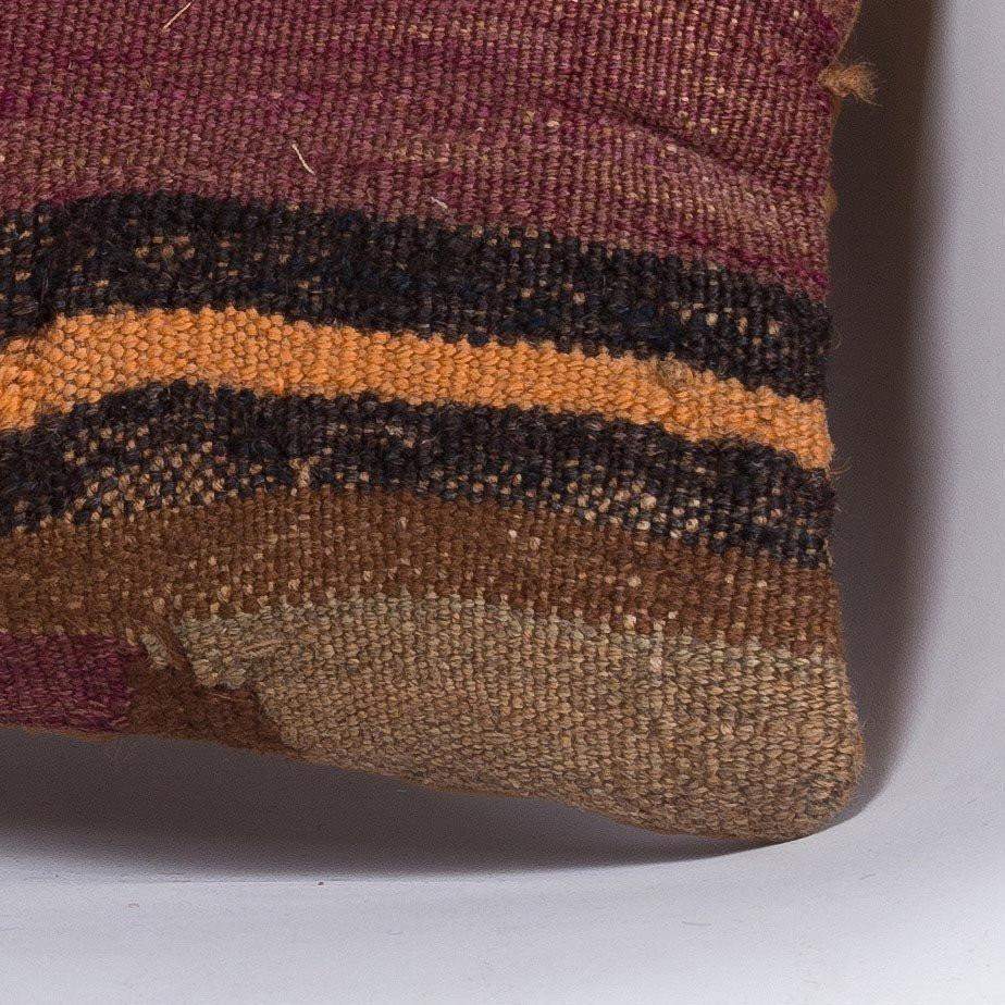Geometric Brown Kilim Pillow Cover 16x16 4658 - kilimpillowstore
- 3