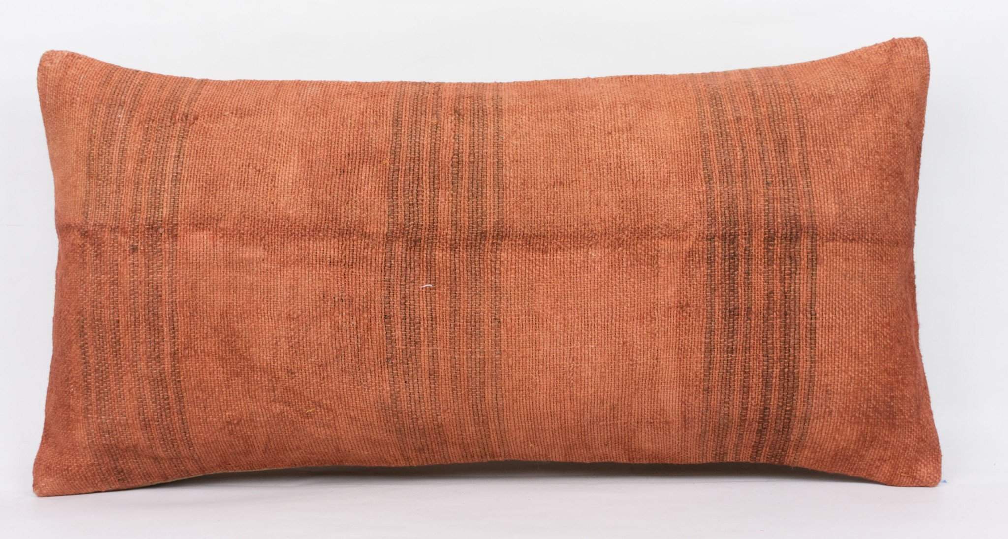 Plain Brown Kilim Pillow Cover 12x24 4180 - kilimpillowstore
- 2