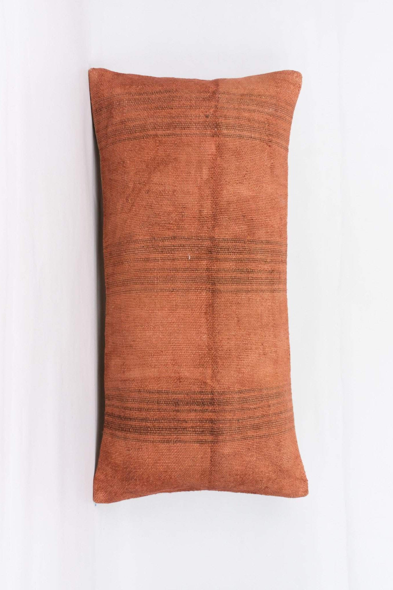 Plain Brown Kilim Pillow Cover 12x24 4180 - kilimpillowstore
- 1