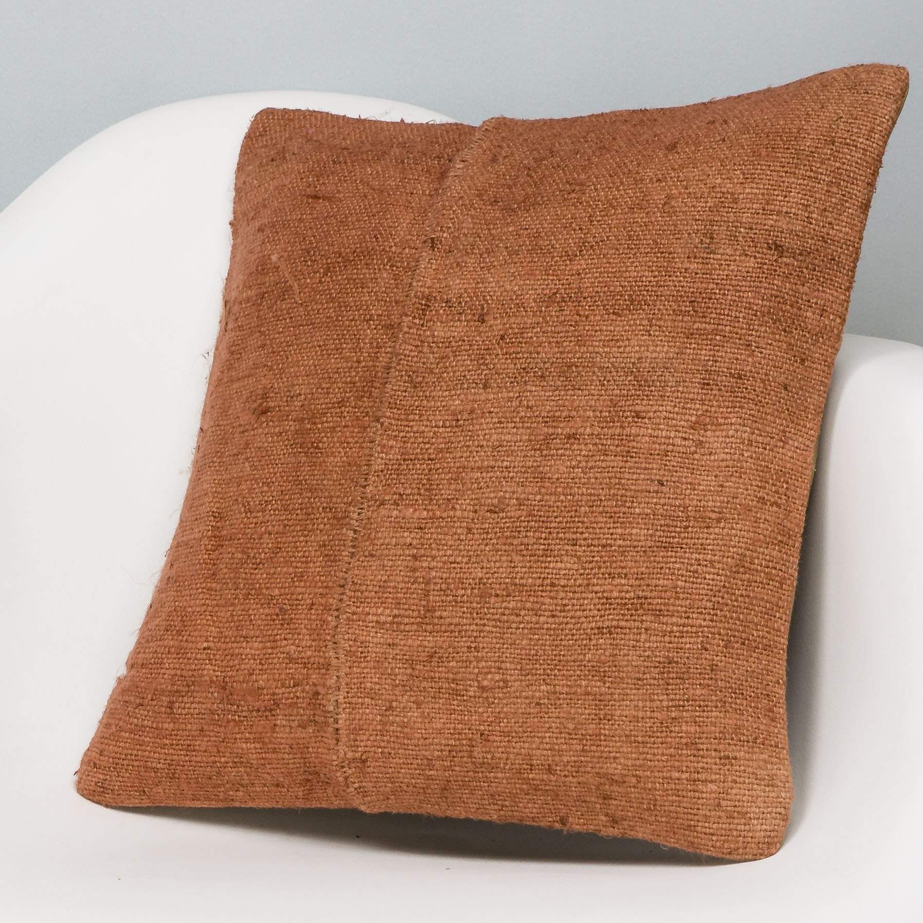 Plain Brown Kilim Pillow Cover 16x16 2948 - kilimpillowstore
- 2