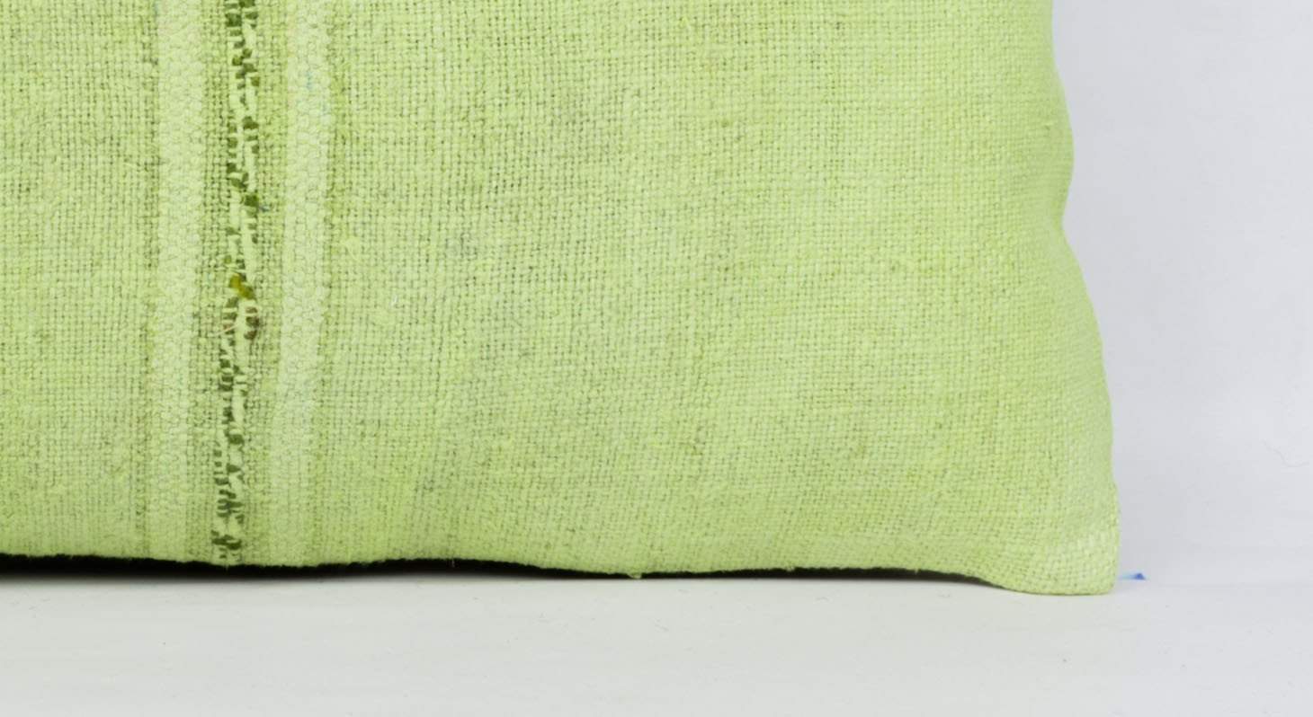 Plain Green Kilim Pillow Cover 12x24 4123 - kilimpillowstore
- 3