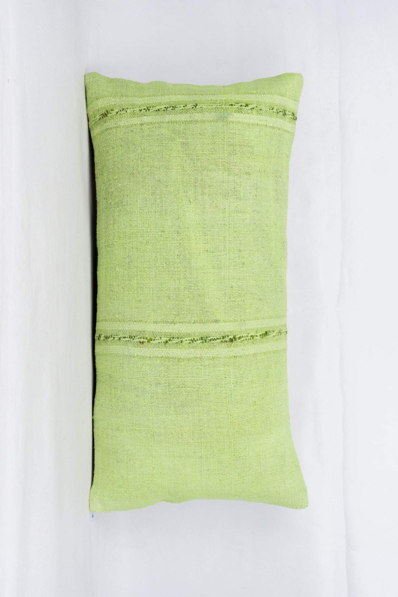 Plain Green Kilim Pillow Cover 12x24 4123 - kilimpillowstore
- 1