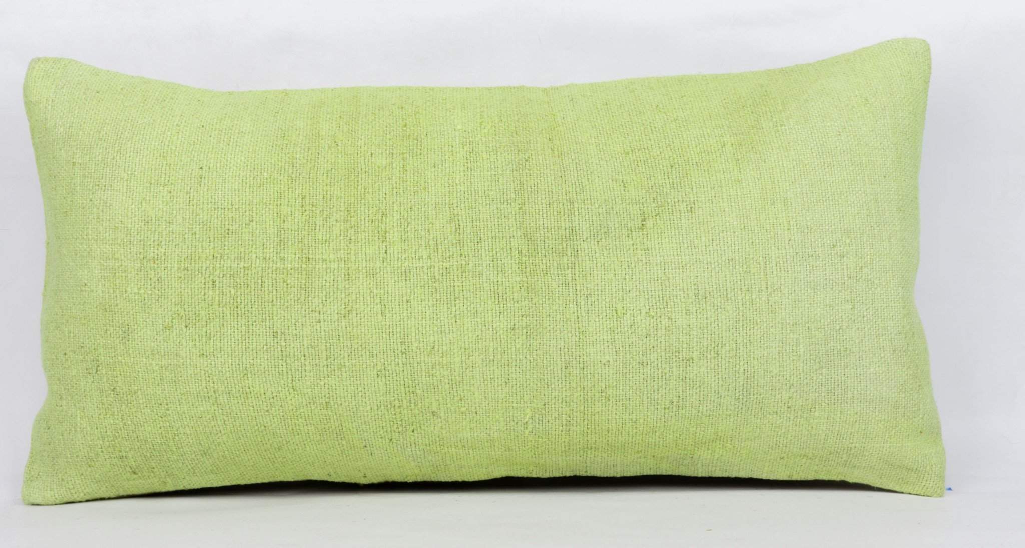 Plain Green Kilim Pillow Cover 12x24 4125 - kilimpillowstore
- 2