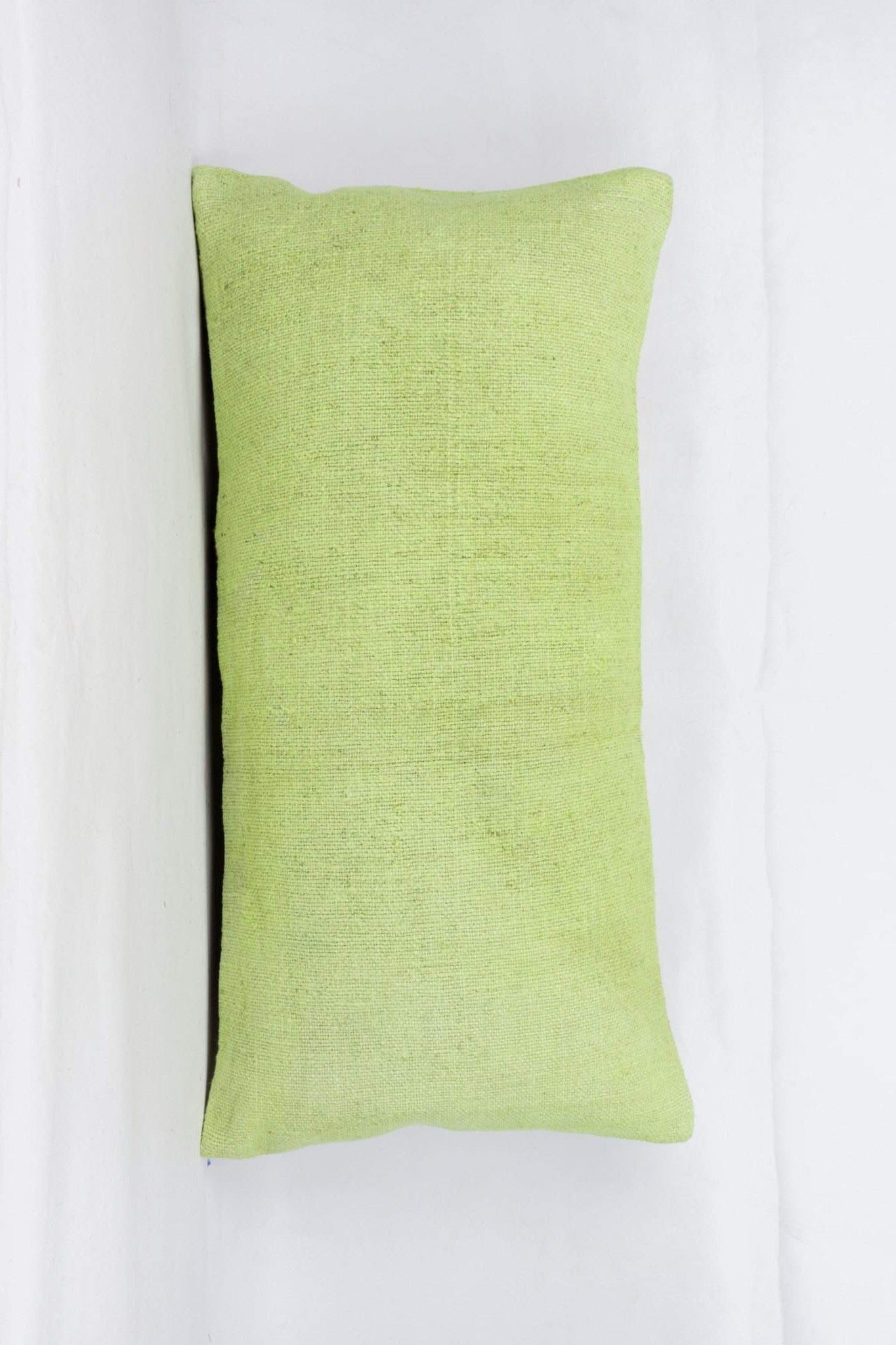 Plain Green Kilim Pillow Cover 12x24 4125 - kilimpillowstore
- 1
