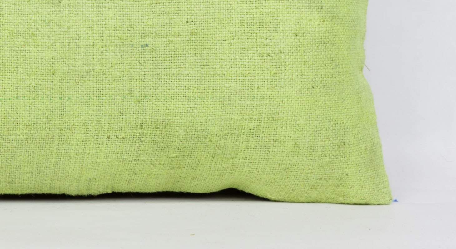 Plain Green Kilim Pillow Cover 12x24 4129 - kilimpillowstore
- 3