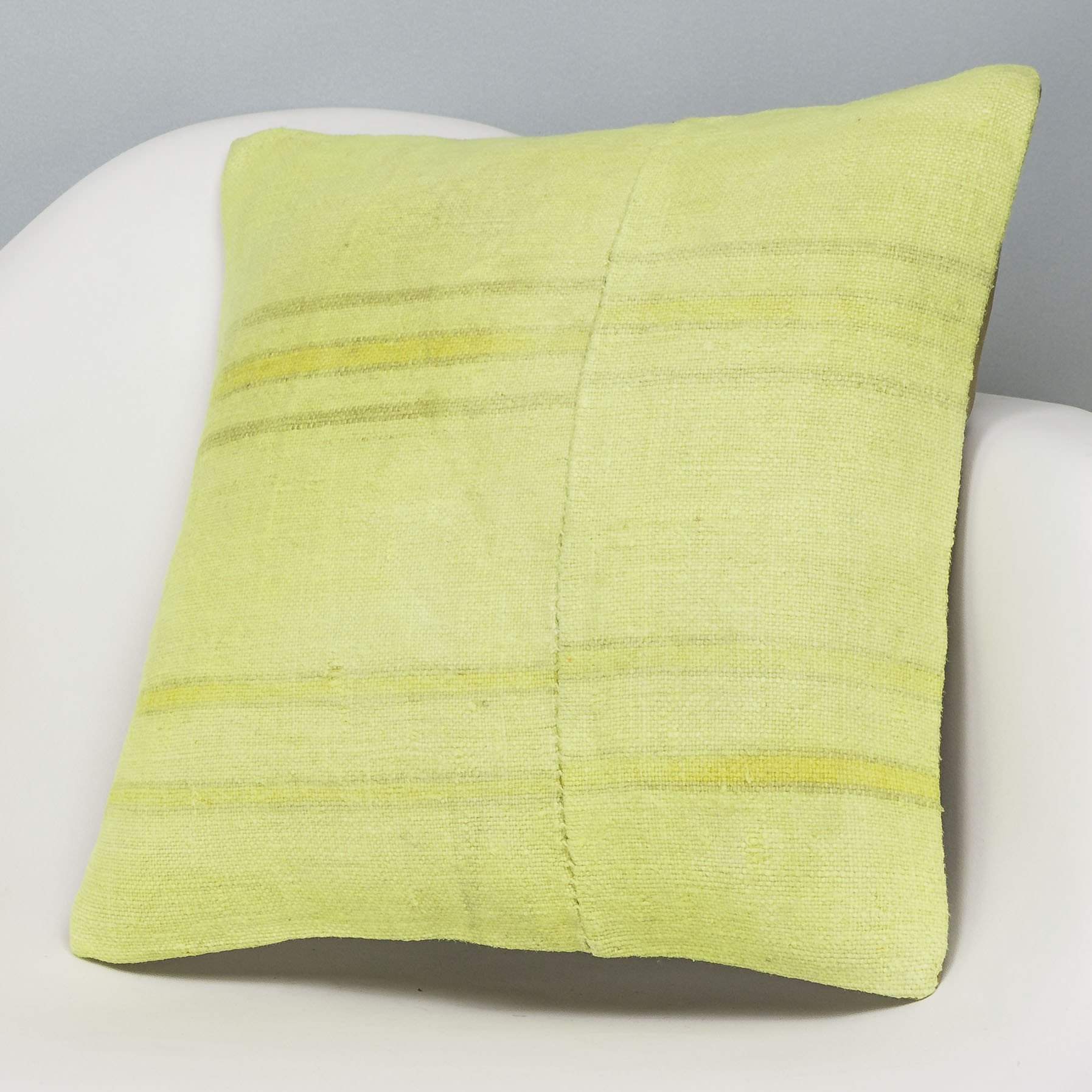 Plain Green Kilim Pillow Cover 16x16 2959 - kilimpillowstore
- 2