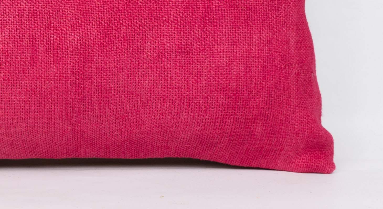 Plain Pink Kilim Pillow Cover 12x24 4138 - kilimpillowstore
- 3