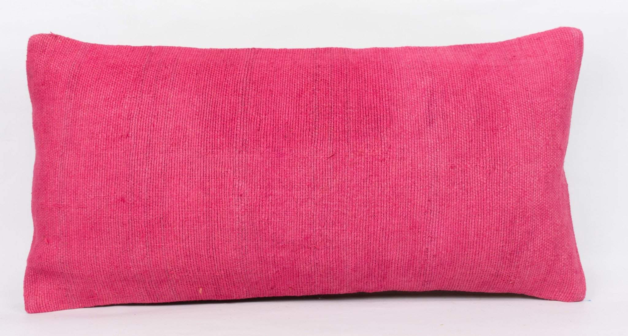 Plain Pink Kilim Pillow Cover 12x24 4140 - kilimpillowstore
- 2