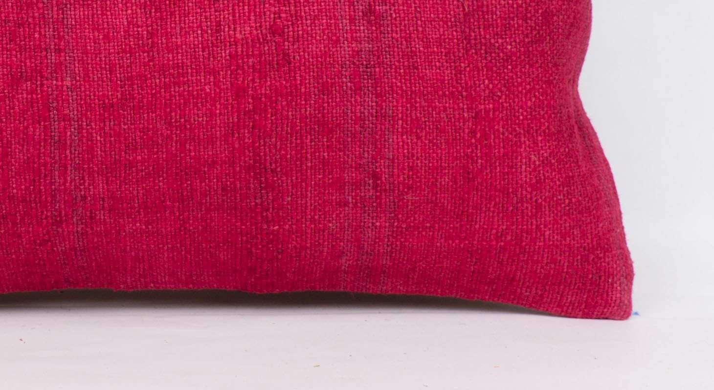 Plain Pink Kilim Pillow Cover 12x24 4157 - kilimpillowstore
- 3