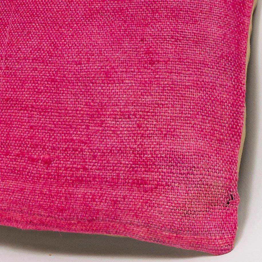 Plain Pink Kilim Pillow Cover 16x16 2997 - kilimpillowstore
- 3