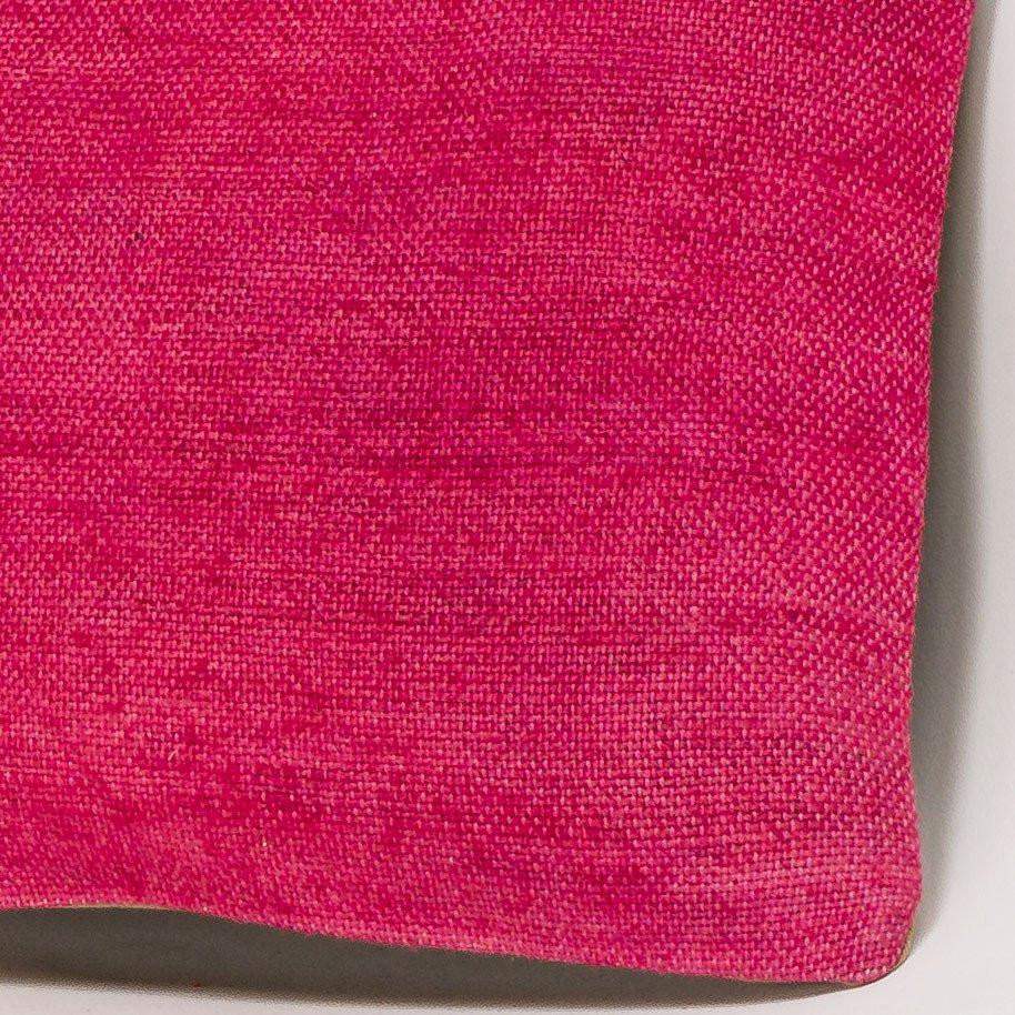 Plain Pink Kilim Pillow Cover 16x16 3025 - kilimpillowstore
- 3