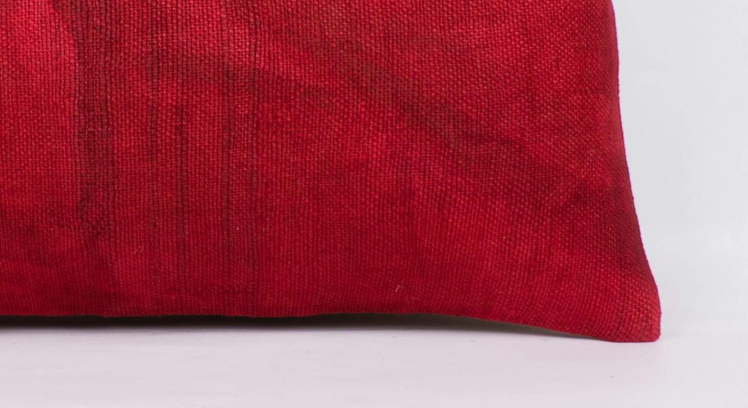 Plain Red Kilim Pillow Cover 12x24 4104 - kilimpillowstore
- 3