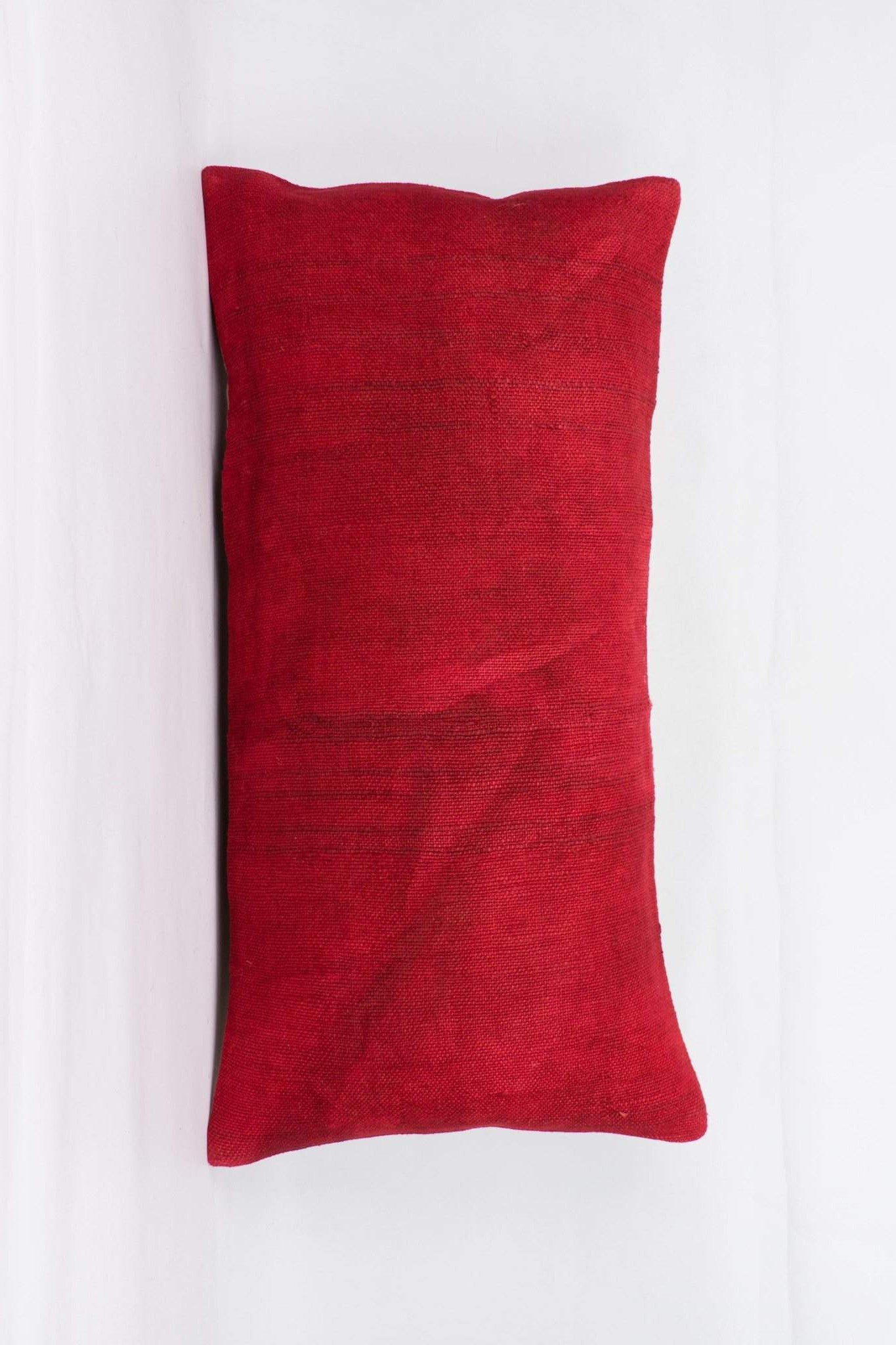 Plain Red Kilim Pillow Cover 12x24 4104 - kilimpillowstore
- 1