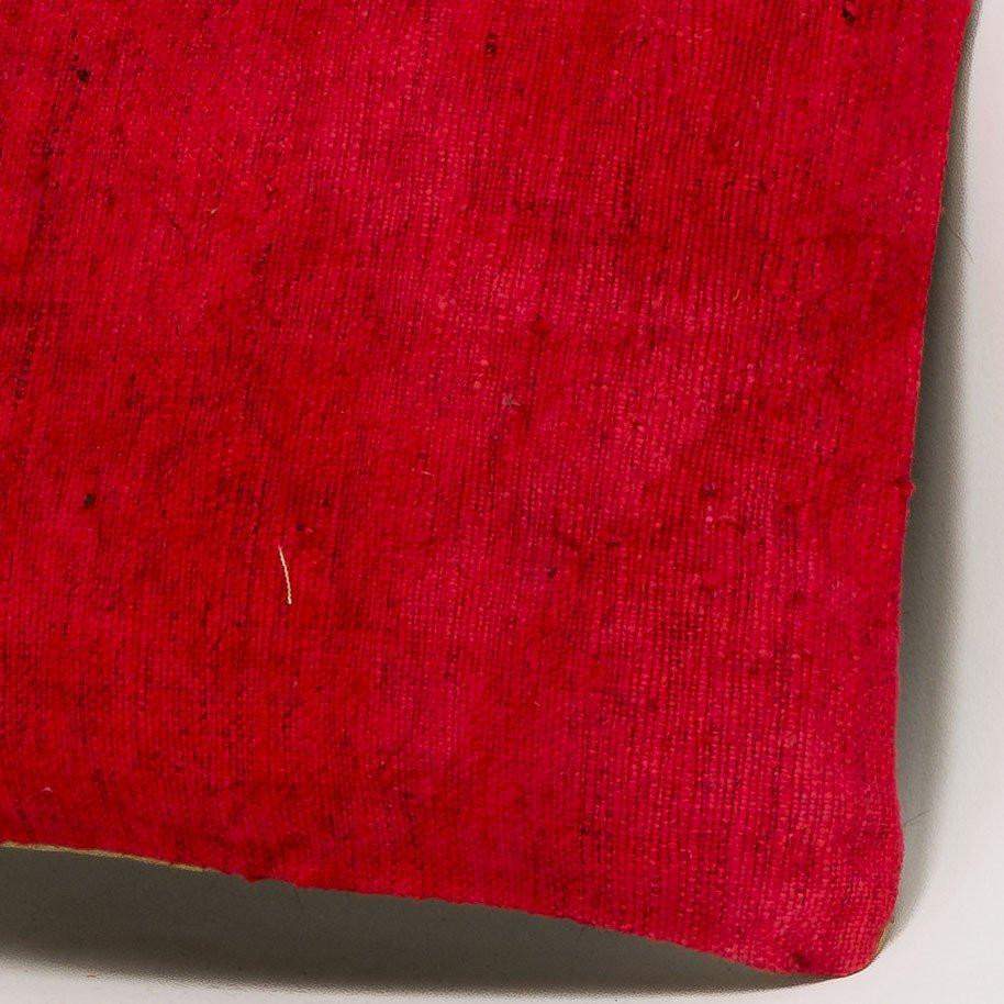 Plain Red Kilim Pillow Cover 16x16 2900 - kilimpillowstore
- 3