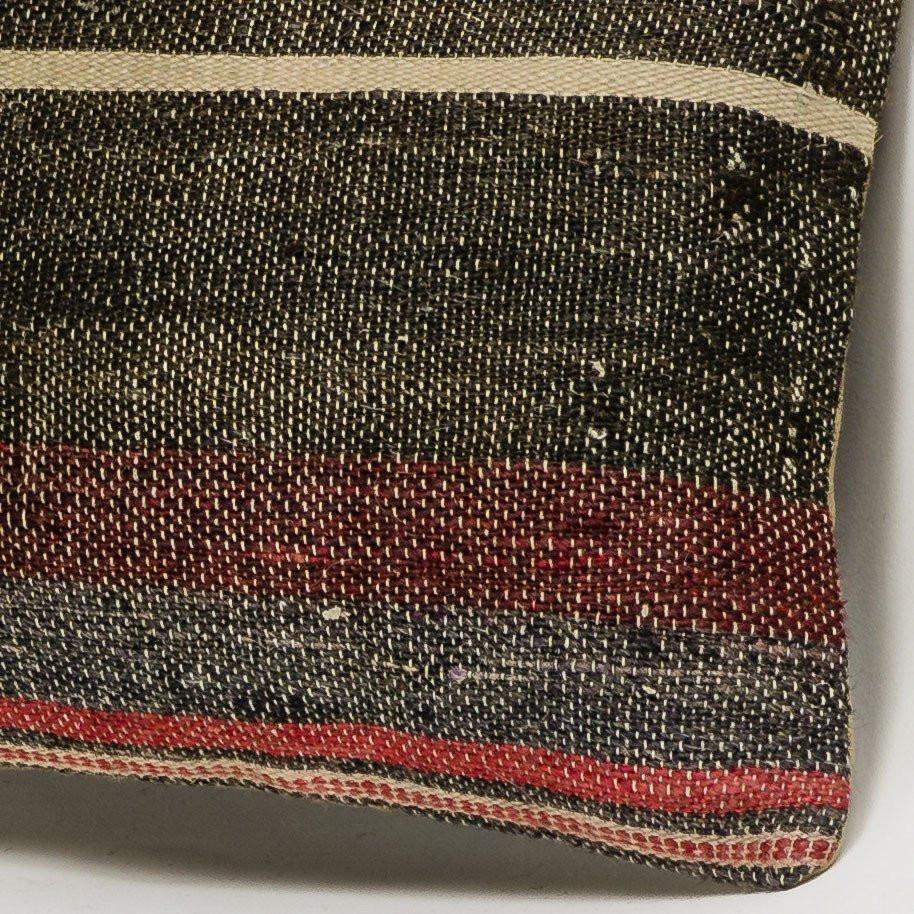 Striped Brown Kilim Pillow Cover 16x16 2855 - kilimpillowstore
- 3