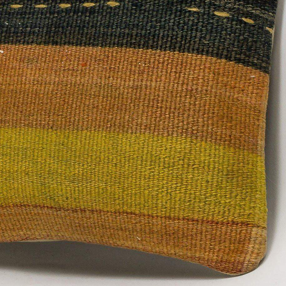 Striped Multi Color Kilim Pillow Cover 16x16 3228 - kilimpillowstore
- 3