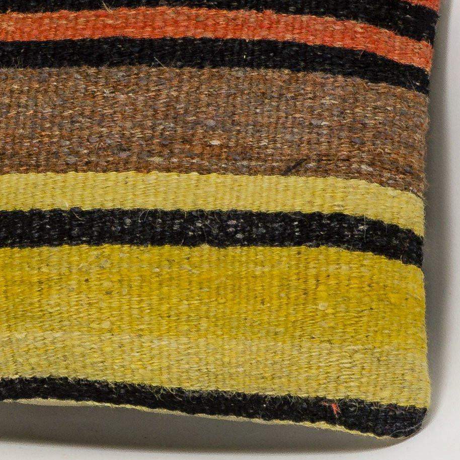Striped Multi Color Kilim Pillow Cover 16x16 3268 - kilimpillowstore
- 3