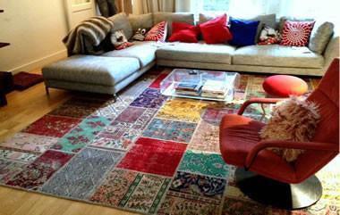 Art on the Floor: Patchwork Rugs