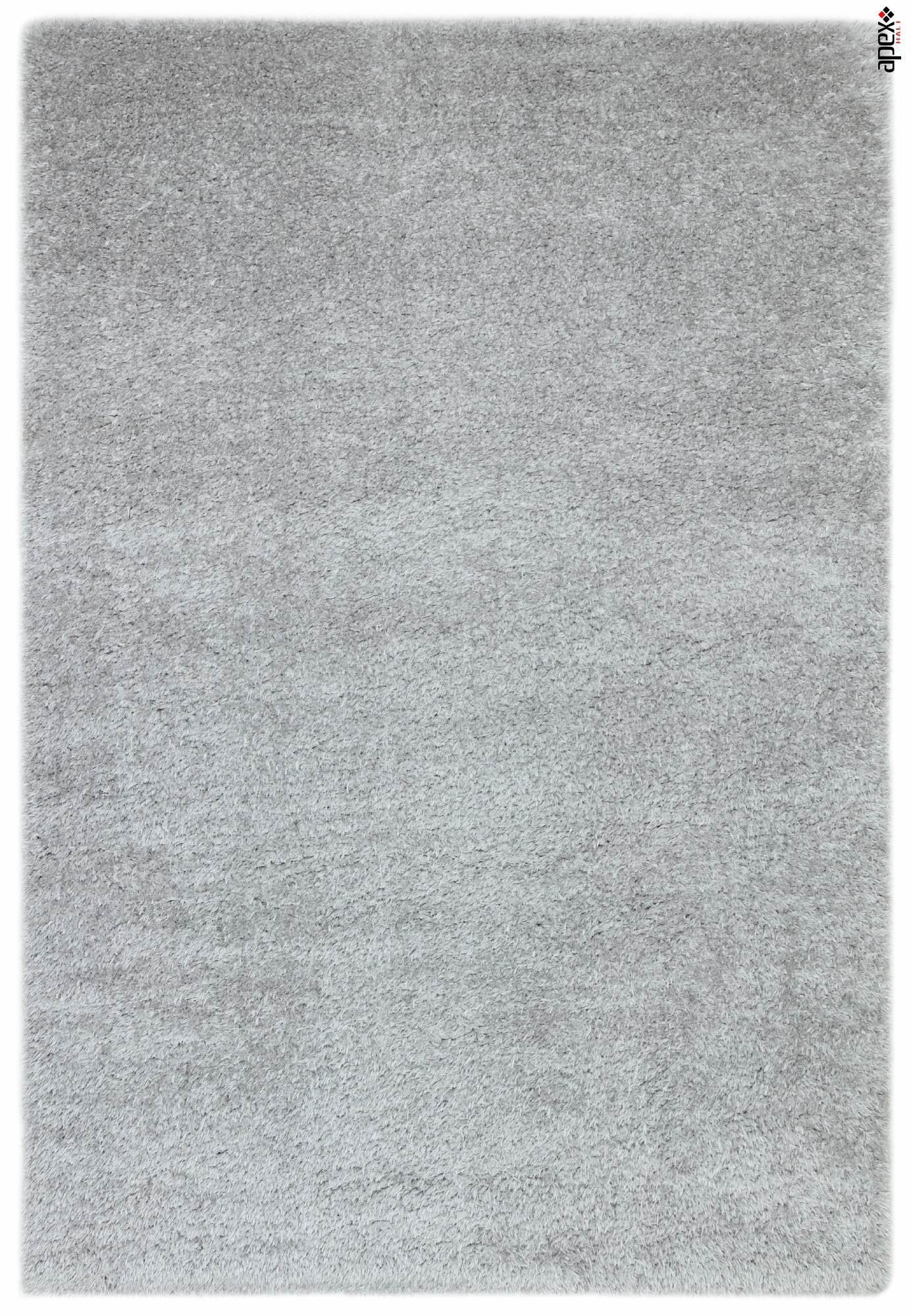 Cosy Grey Shaggy Thick Plush Rug 9902