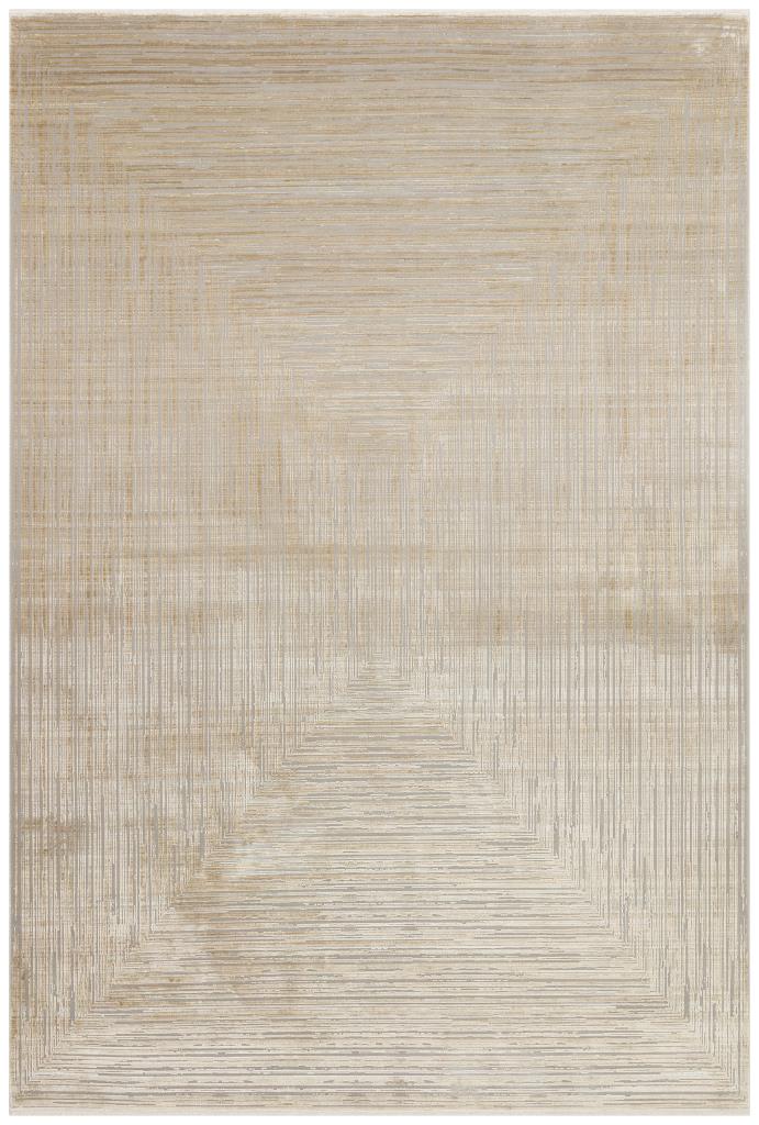 Queen Gold Bamboo Woven Modern Living Room Rug 8114