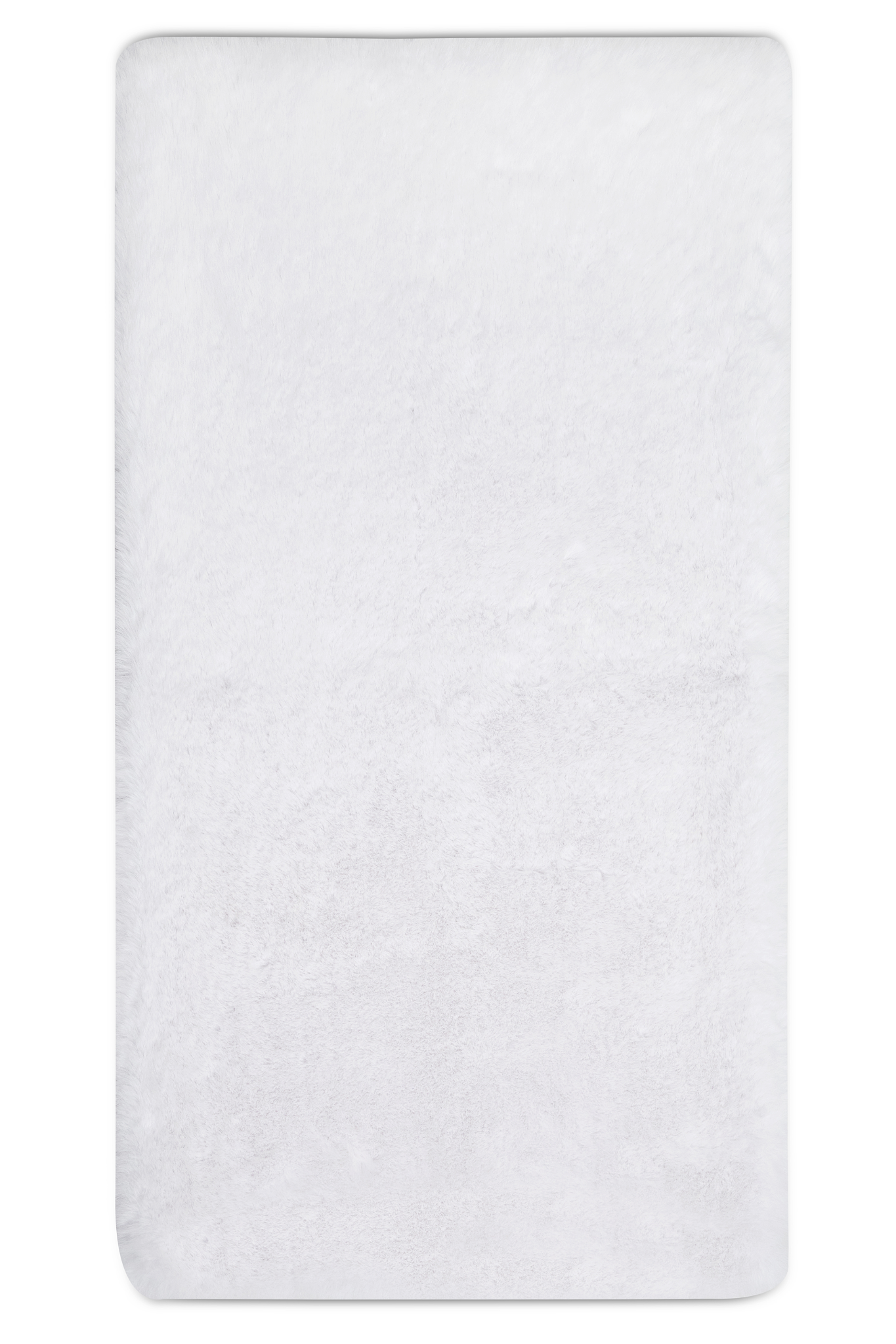 Reiki Thick White Washable Plush Shaggy Post