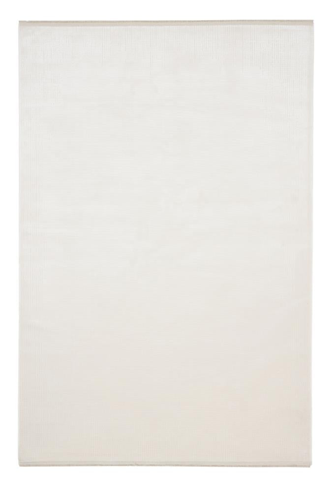 Serenity Cream Viscose Woven Modern Living Room Rug 7821