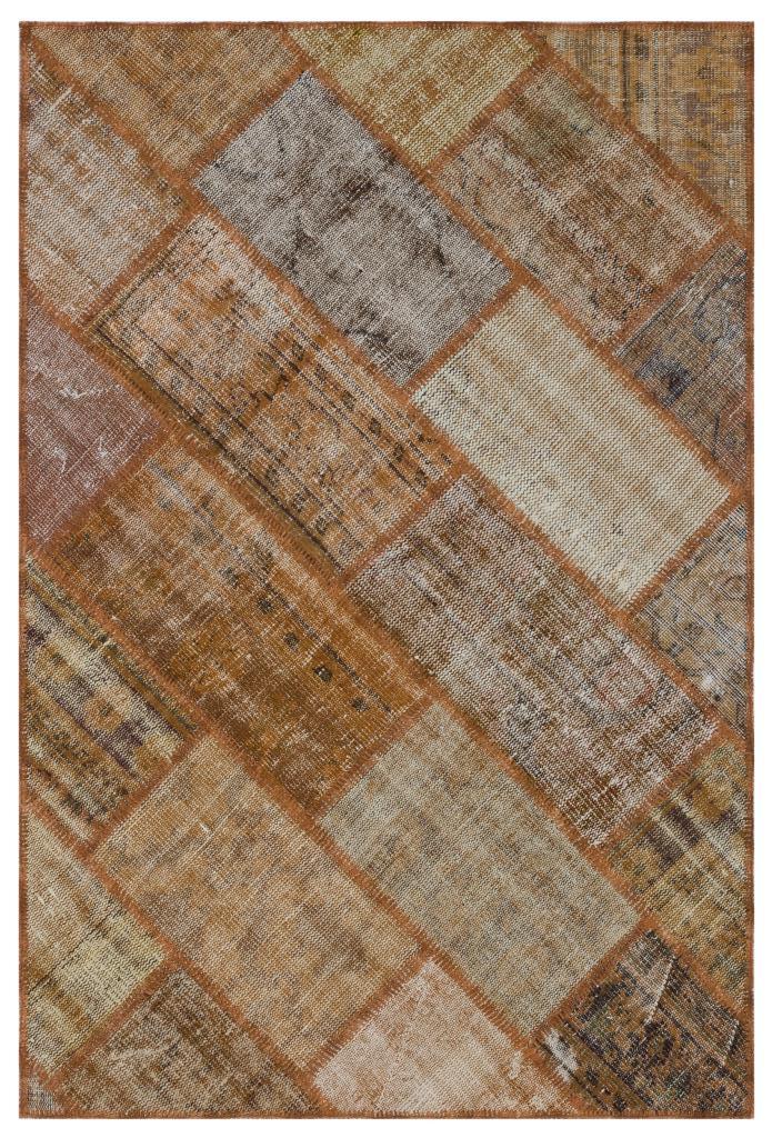Apex patchwork unique brown 31141 120 x 180 cm