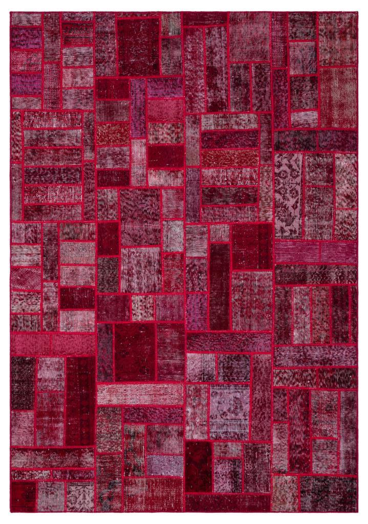 Apex Patchwork Unique Red 26423 160 cm X 230 cm