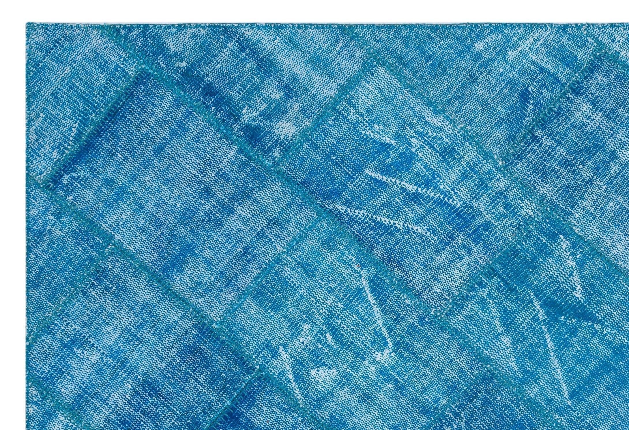 Apex Patchwork Unique Blue 26364 160 cm x 230 cm