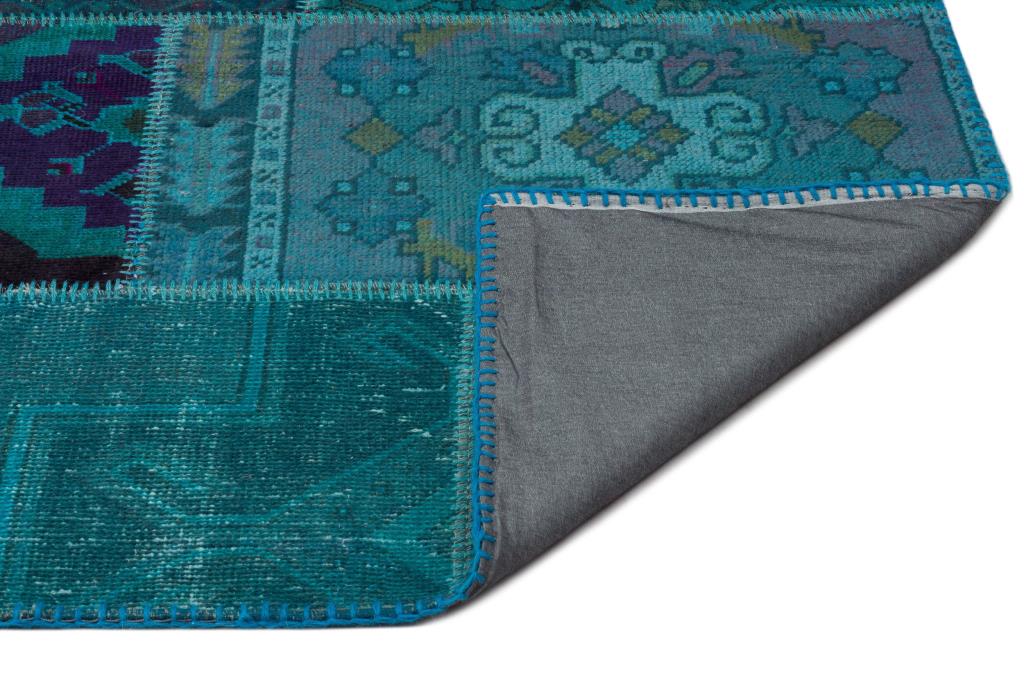 Apex Patchwork Unique Turquoise 20225 270 cm X 358 cm