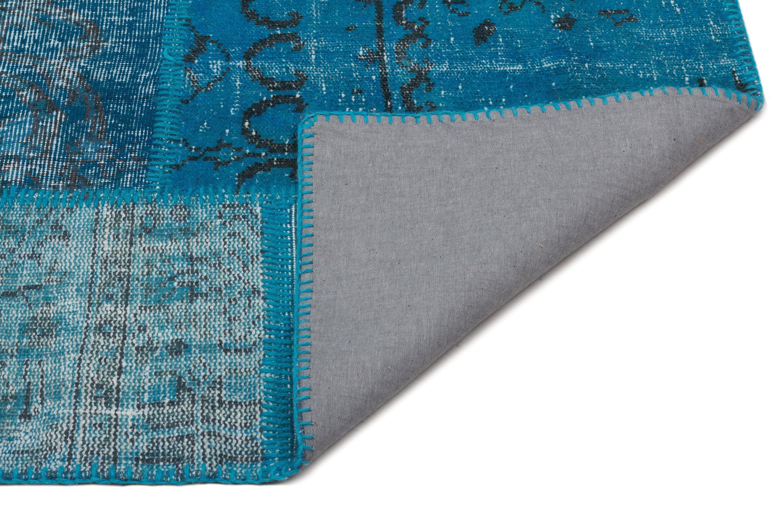 Apex Patchwork Unique Turquoise 21825 190 cm X 282 cm