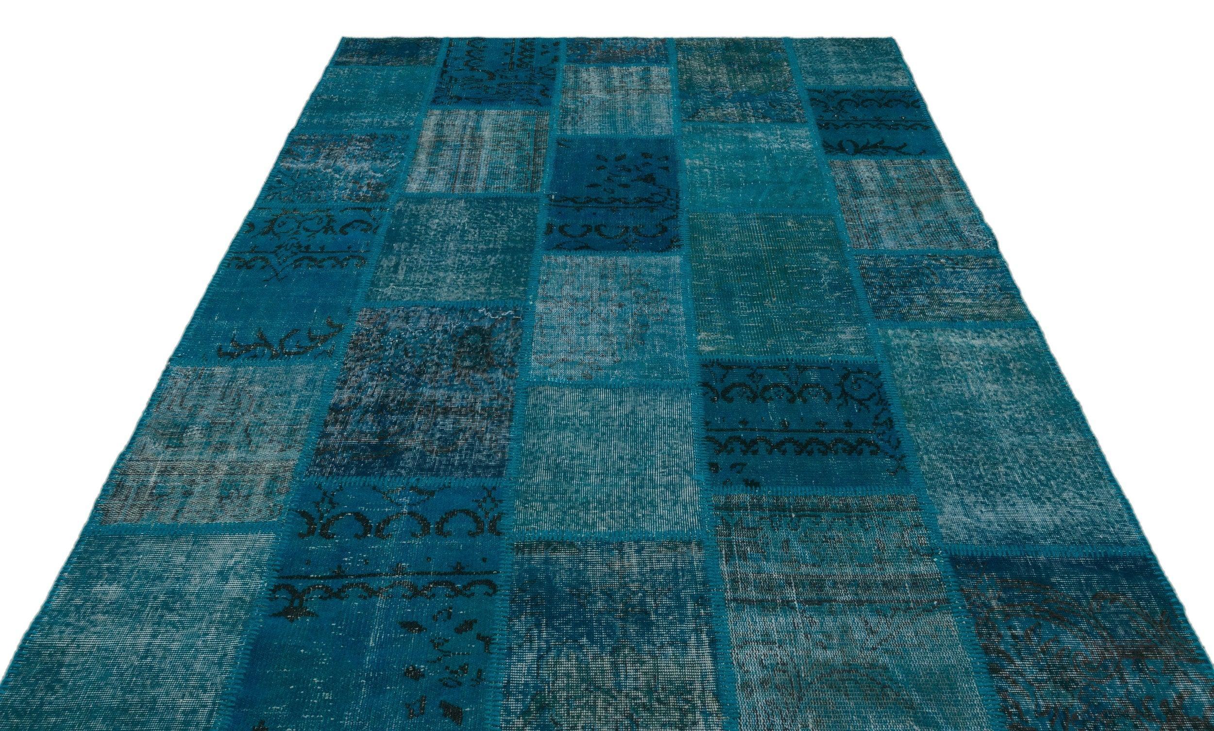 Apex Patchwork Unique Turquoise 21825 190 cm X 282 cm
