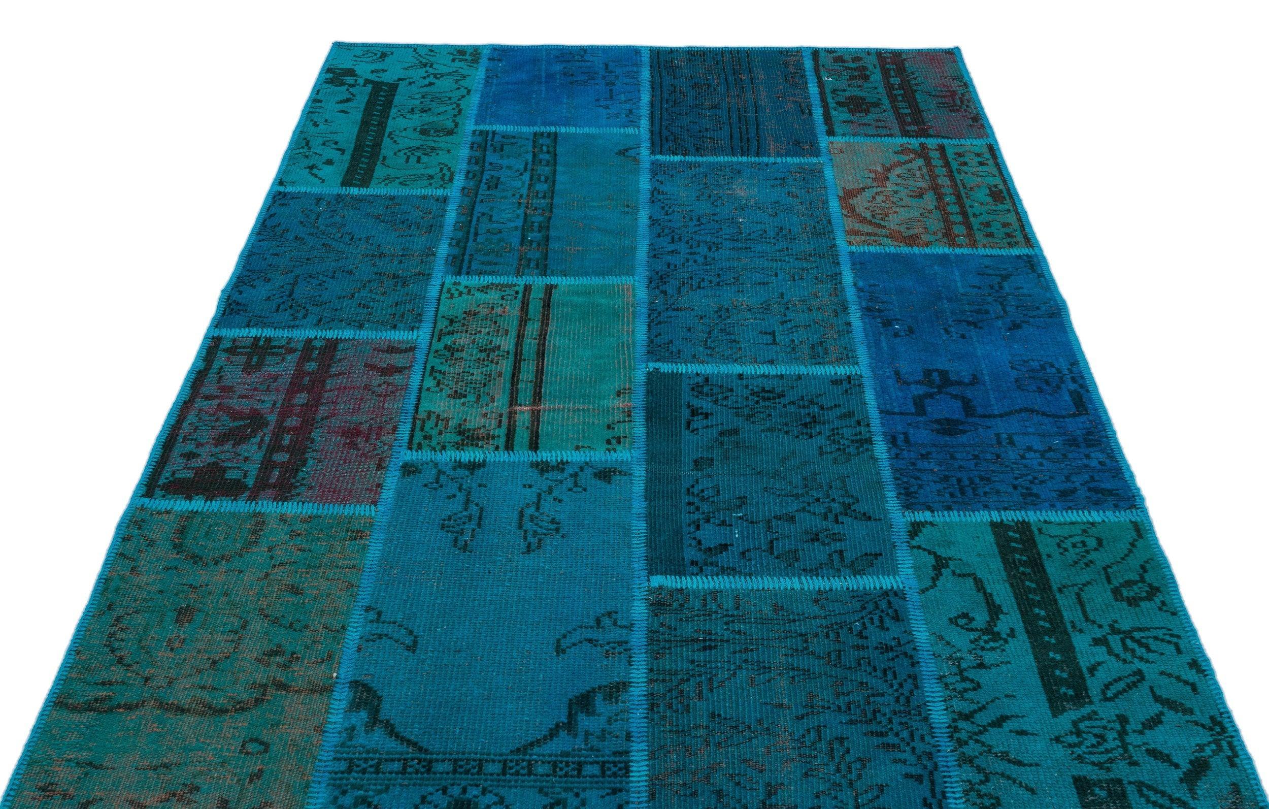 Apex Patchwork Unique Turquoise 26368 160 cm X 230 cm