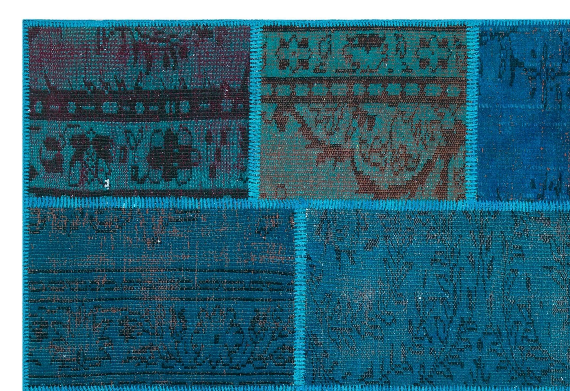 Apex Patchwork Unique Turquoise 26368 160 cm X 230 cm