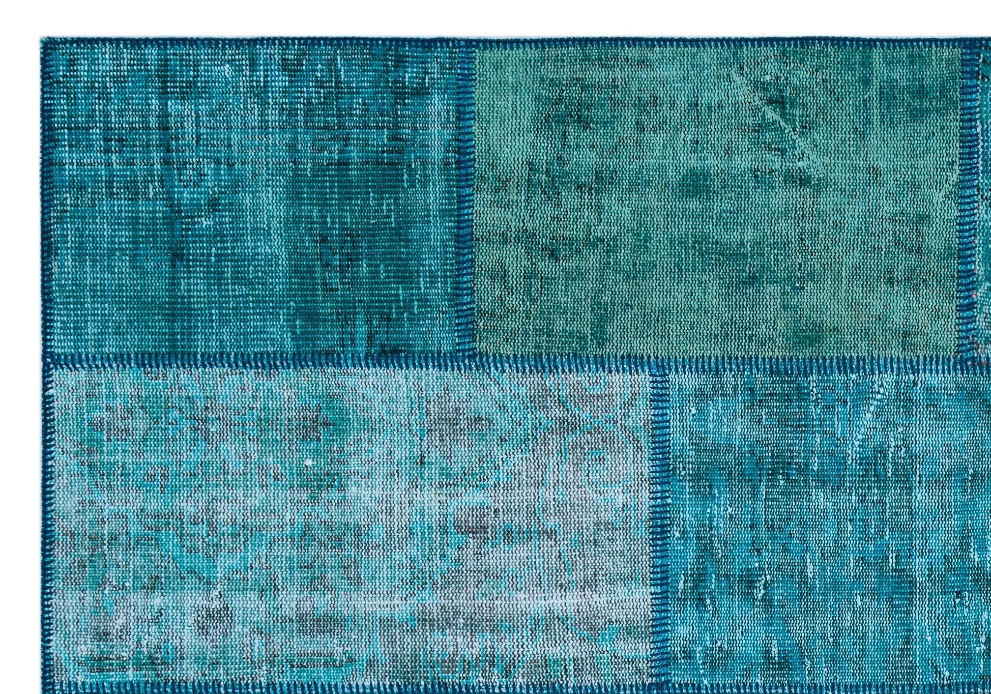 Apex Patchwork Unique Turquoise 26433 160 cm X 230 cm