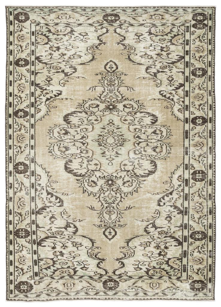 Apex Vintage Carpet Beige 12082 190 x 267 cm