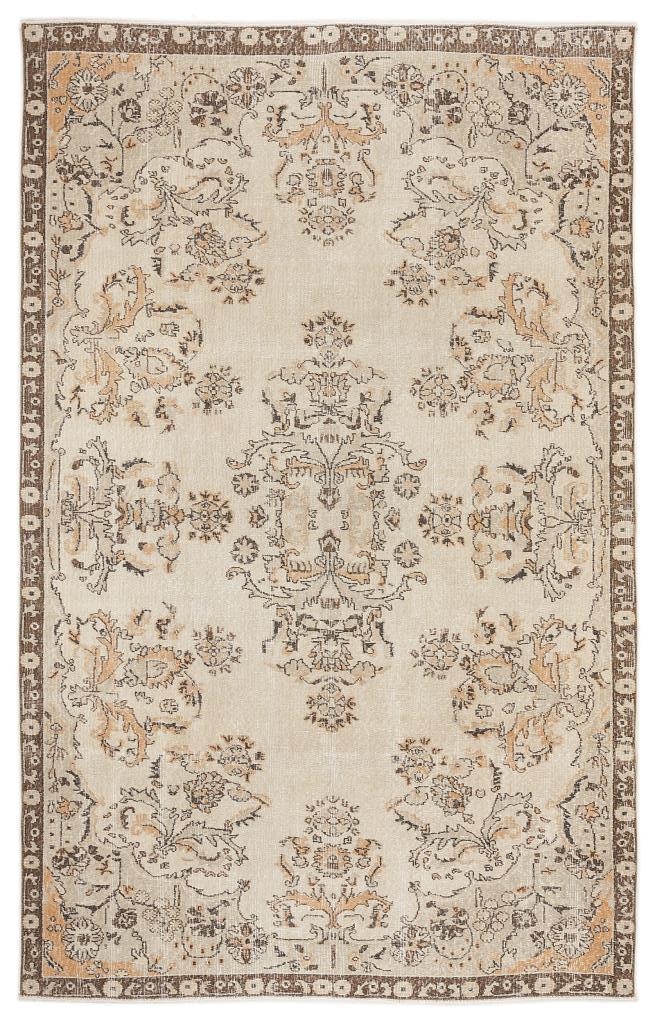 Apex Vintage Carpet Beige 7802 196 x 315 cm