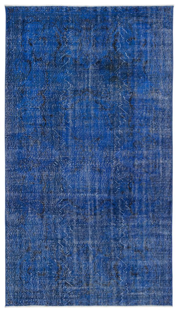Apex Vintage Carpet Blue 10521 165 x 292 cm