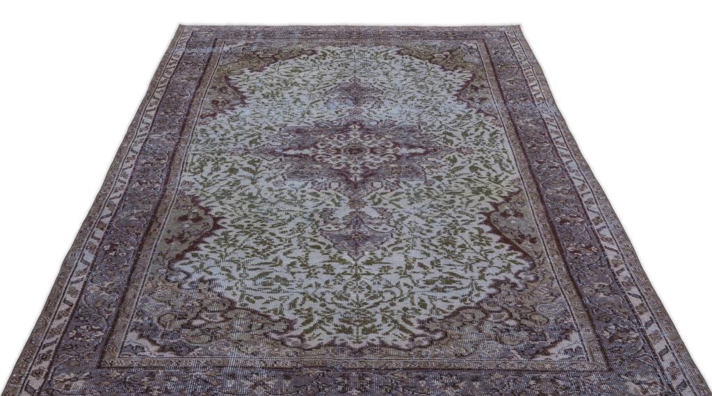 Apex Vintage Carpet Blue 13850 158 x 286 cm